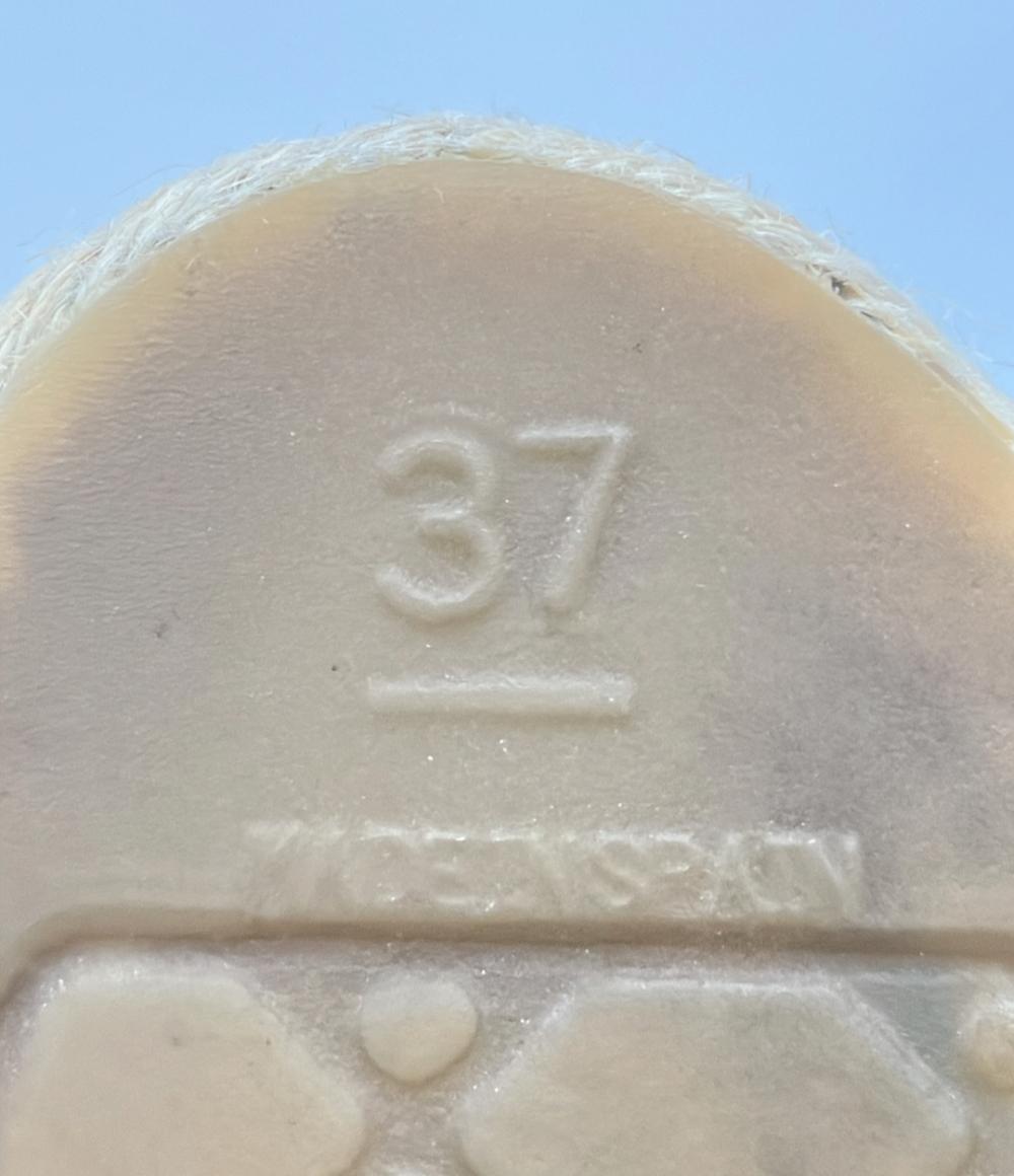 シャネル エスパドリーユ スリッポン フラットシューズ レディース SIZE 37 (L) CHANEL