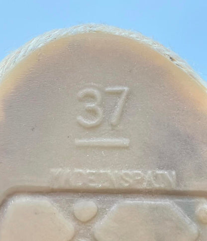 シャネル エスパドリーユ スリッポン フラットシューズ レディース SIZE 37 (L) CHANEL