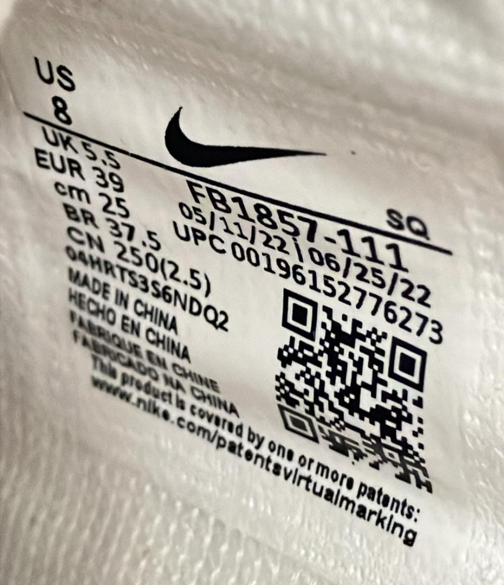 美品 ナイキ ローカットスニーカー Air Force 1 SHADOW FB1857-111 レディース SIZE 25.0 (XL) NIKE