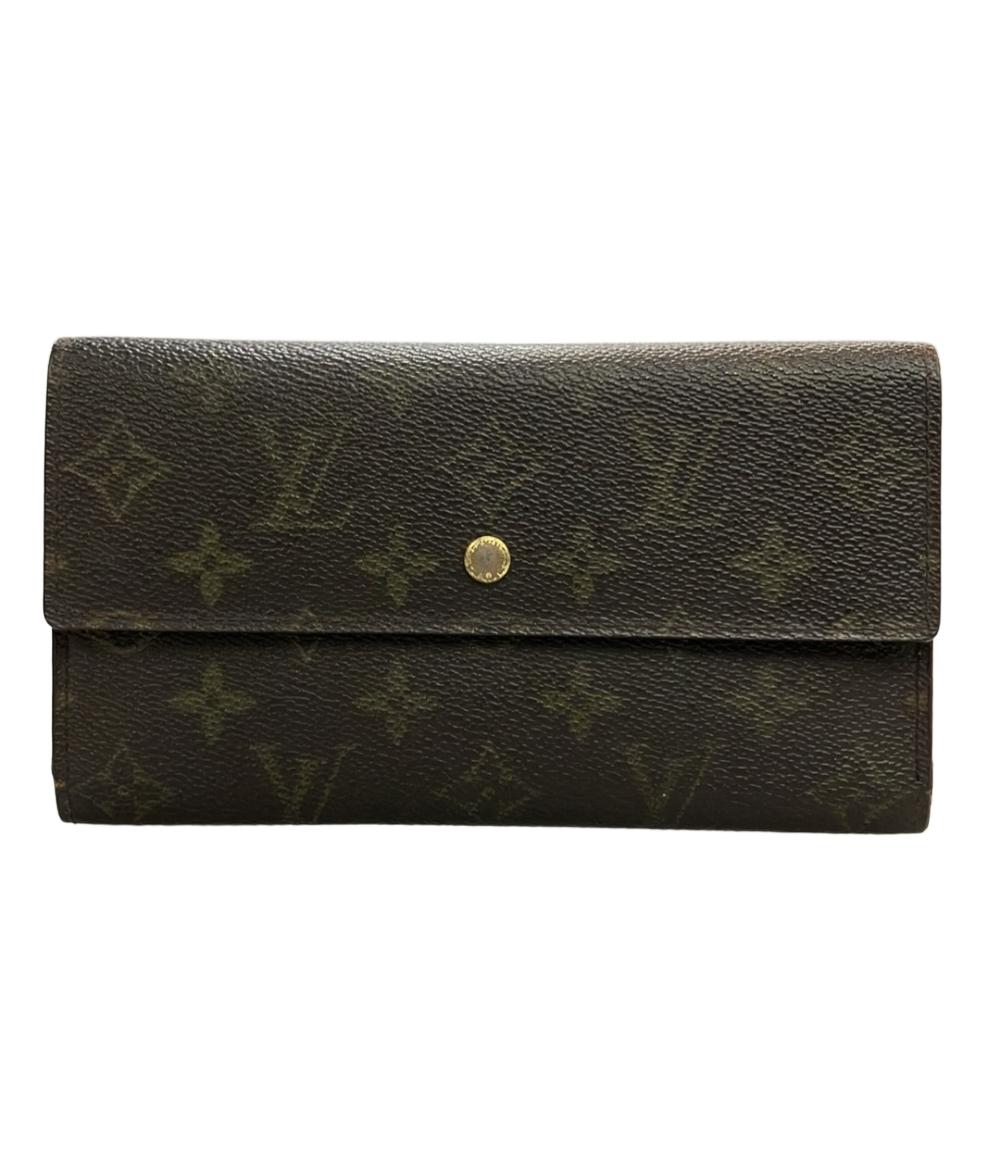 ルイ・ヴィトン 三つ折り長財布 ポルトフォイユ インターナショナル モノグラム M61217 ユニセックス LOUIS VUITTON