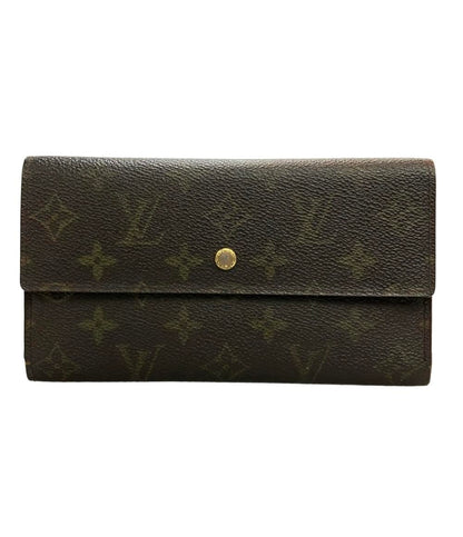 ルイ・ヴィトン 三つ折り長財布 ポルトフォイユ インターナショナル モノグラム M61217 ユニセックス LOUIS VUITTON