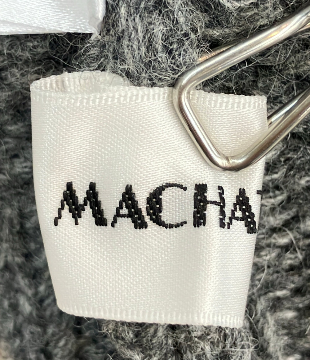MACHATT 半袖ニット ノルディック柄 ローゲージ レディース マチャット