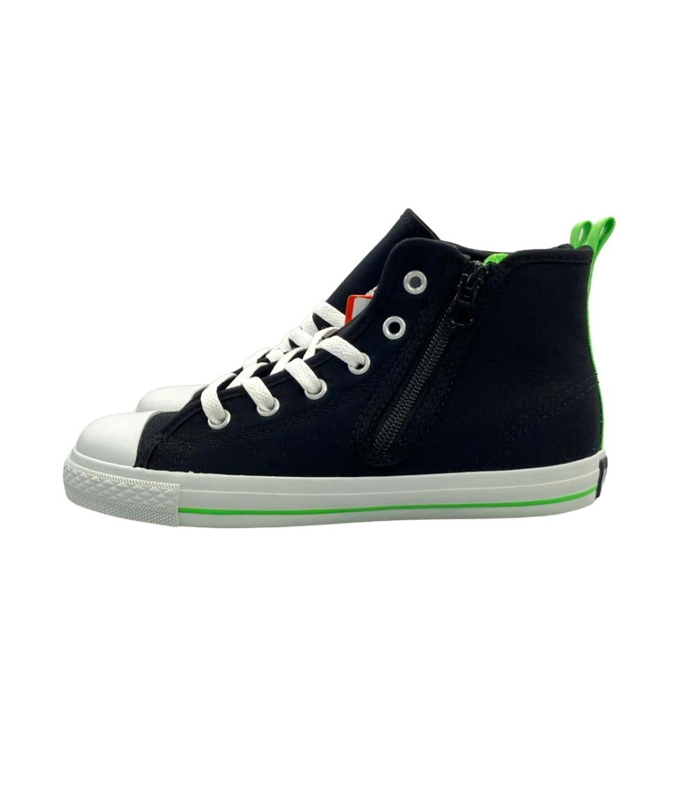 美品 CONVERSE ハイカットスニーカー サイドジップ キッズ SIZE 22.0 (M) コンバース