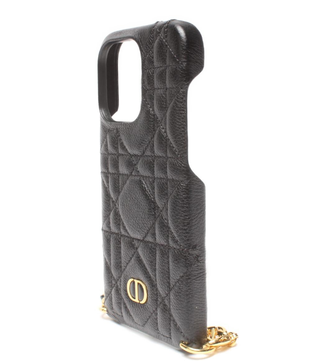 美品 Christian Dior iphoneケース チェーンストラップ付き