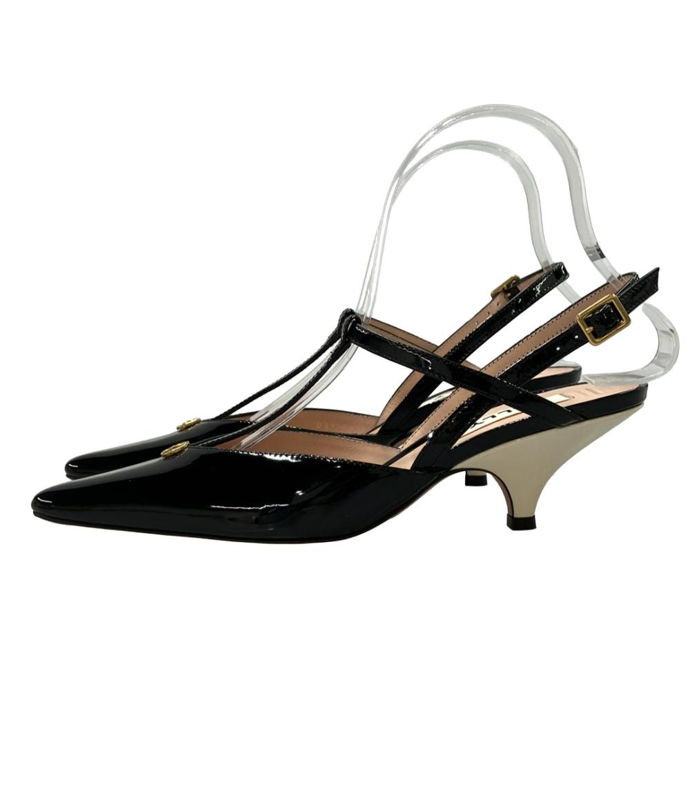 美品 BALLY バックストラップパンプス Karline 55mm パンプス レディース SIZE 36 1/2 (23.5cm) バリー