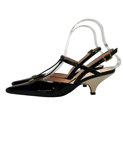 美品 BALLY バックストラップパンプス Karline 55mm パンプス レディース SIZE 36 1/2 (23.5cm) バリー