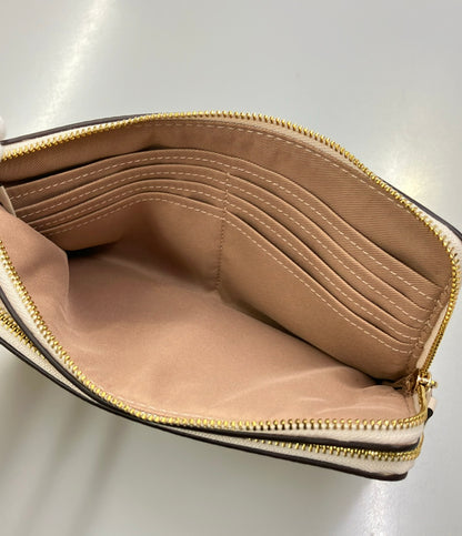 COACH L字ファスナー長財布 PVC レザー シグネチャー C5576 レディース コーチ