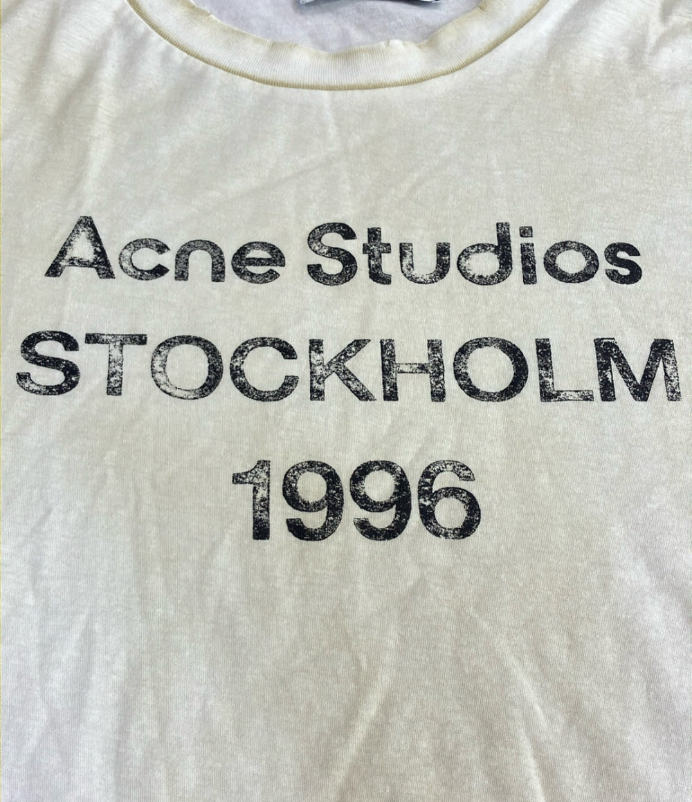 Acne Studios スプレー仕上げ1996ロゴTシャツ ダメージ加工 FN-UX-TSHI000016 メンズ レディース SIZE S アクネ ストゥディオズ