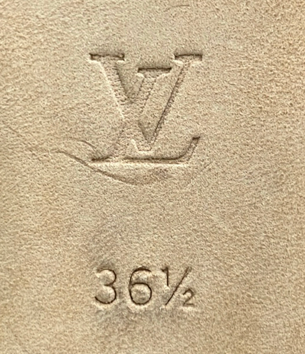 美品 LOUIS VUITTON モノグラムフラットシューズ SC 0220 M レディース SIZE 36 1/2 ルイ・ヴィトン