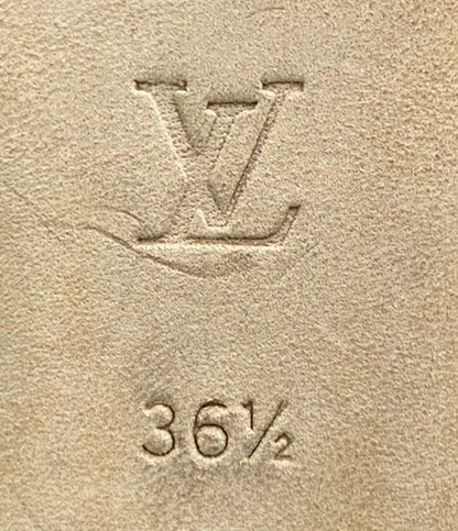 美品 LOUIS VUITTON モノグラムフラットシューズ SC 0220 M レディース SIZE 36 1/2 ルイ・ヴィトン