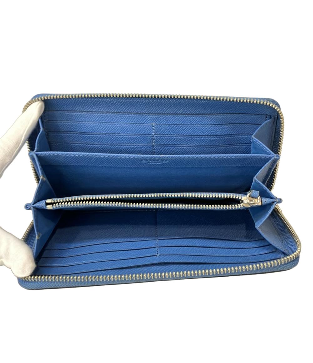 美品 コーチ ラウンドファスナー長財布 レディース COACH