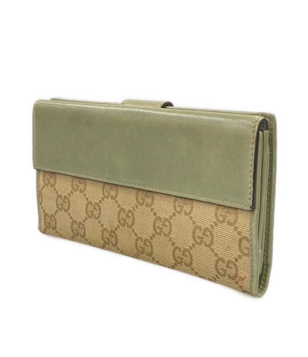 グッチ 長財布 Wホック GGキャンバス 203550 0416 レディース GUCCI