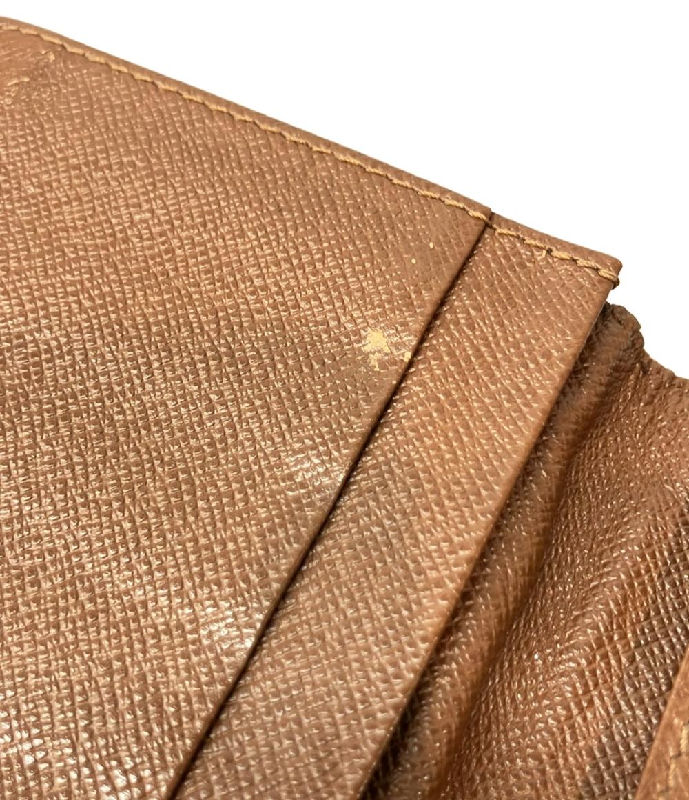 ルイ・ヴィトン 二つ折り長財布 札入れ ポルトカルトクレディ・円 モノグラム M60825 メンズ LOUIS VUITTON