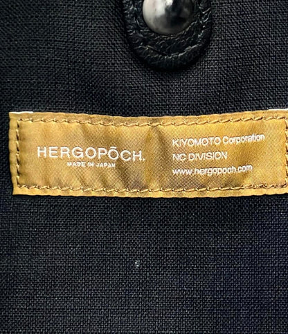 HERGOPOCH ショルダーバッグ 斜め掛け 肩掛け ソフトシュリンクレザー メンズ エルゴポック