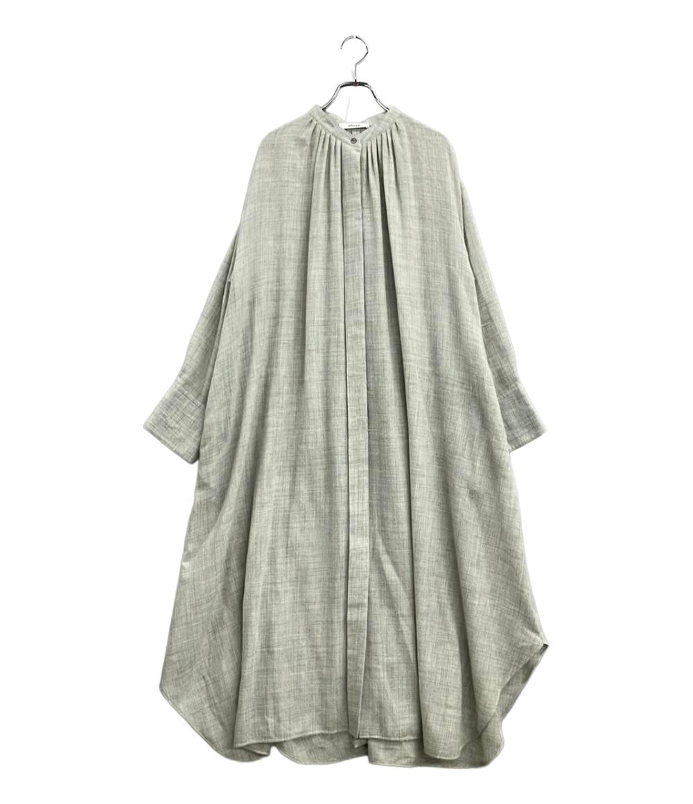 エブール 長袖ワンピース バンドカラー フロートビエラボウタイ レディース SIZE 38 (M) ebure