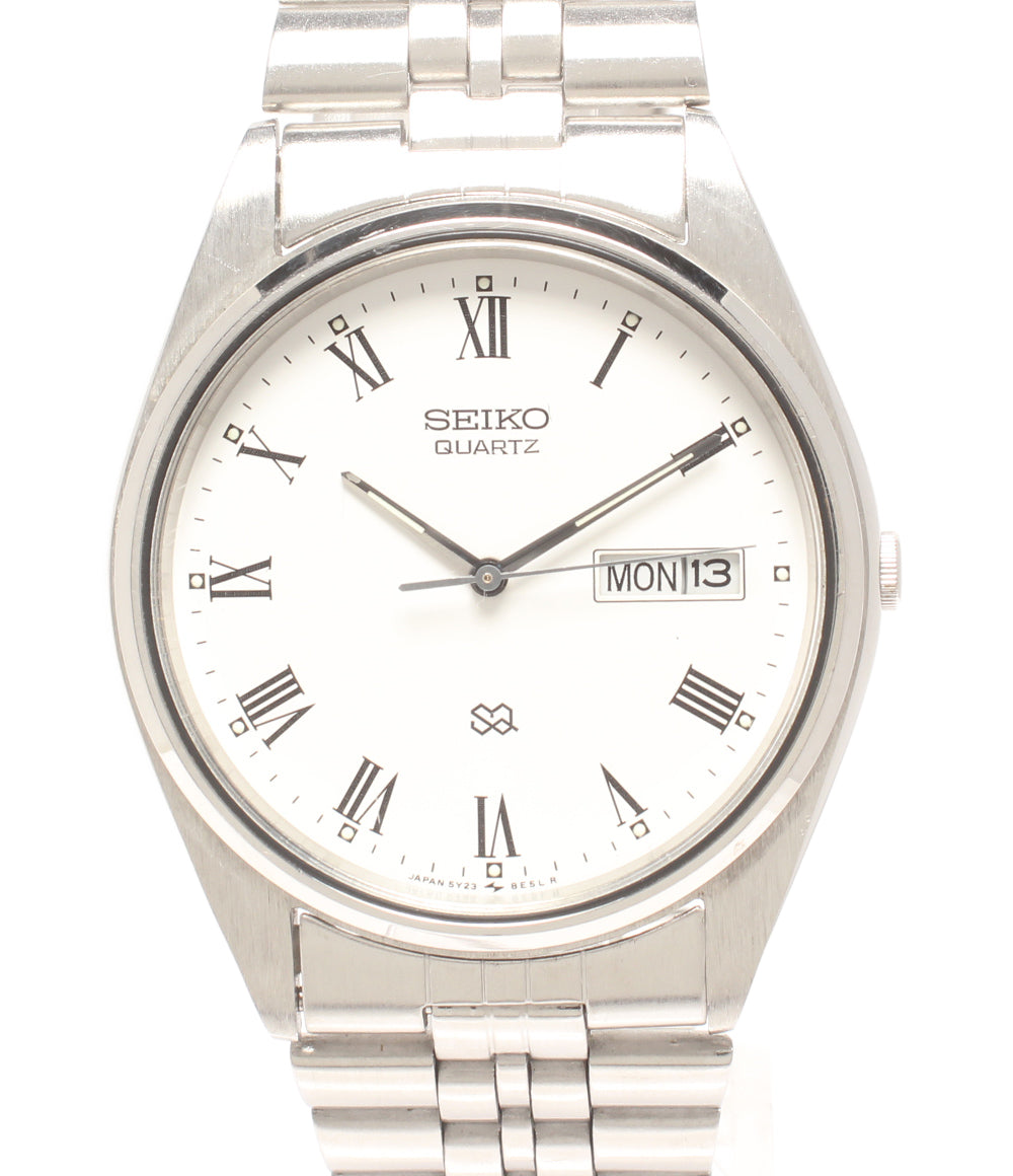 SEIKO 腕時計 クオーツ ホワイト 5Y23-8A10 メンズ セイコー