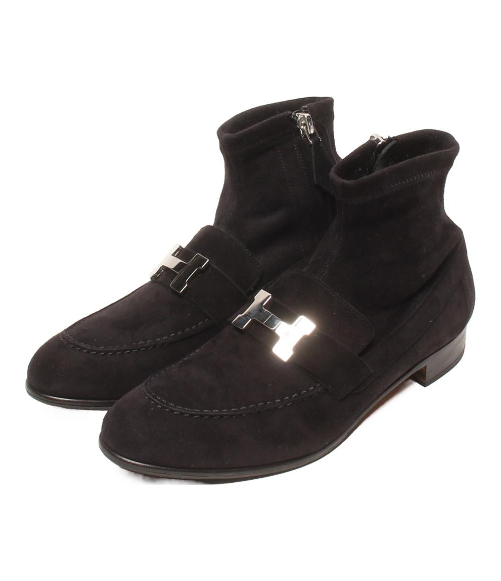 美品 エルメス ドレスシューズ ブラウン 40 スエード Hロゴ メンズ 美品 エルメス ドレスシューズ ブラウン 40 スエード Hロゴ メンズ