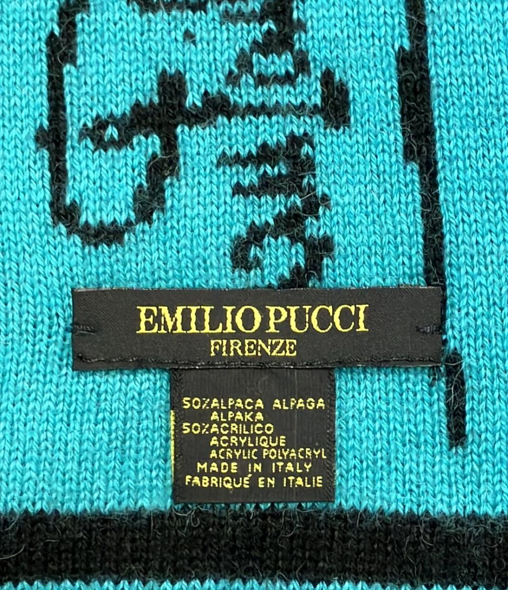 エミリオ・プッチ ストール ストライプ柄 ユニセックス Emilio Pucci
