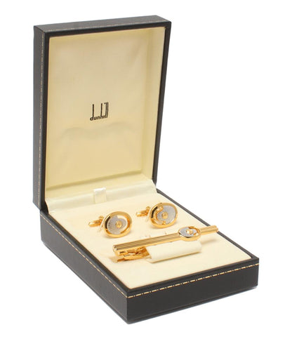 美品 ダンヒル タイバー カフス 2点セット タイピン タイクリップ メンズ Dunhill