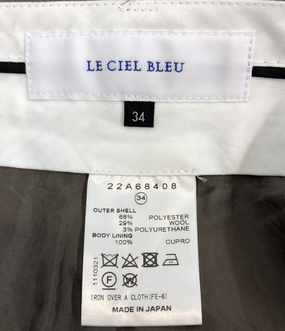 ルシェルブルー  ワイドテーラードパンツ     22A68408 レディース SIZE 34 (S) LE CIEL BLEU