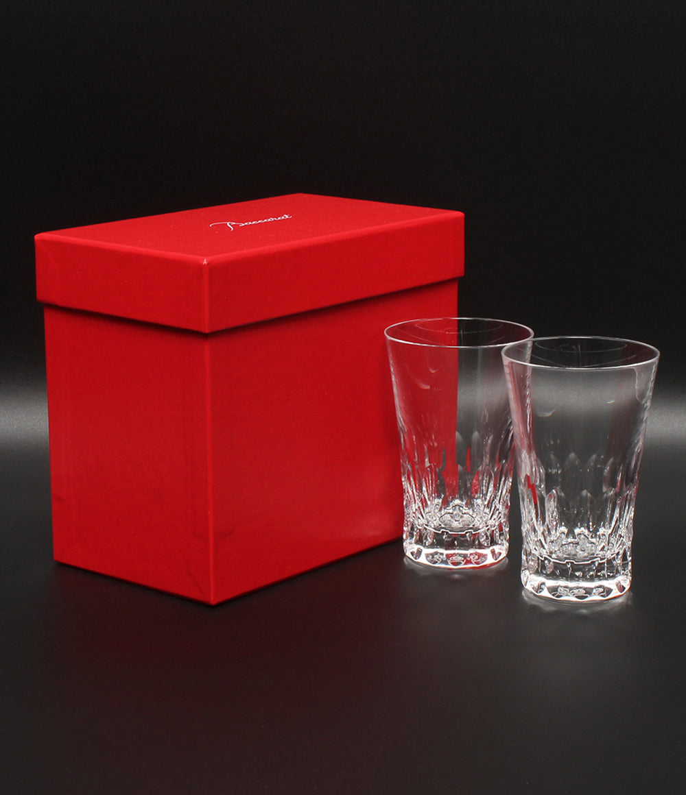 美品 Baccarat グラス タンブラー 2点セット ペア グラスジャパン ヴィータ バカラ