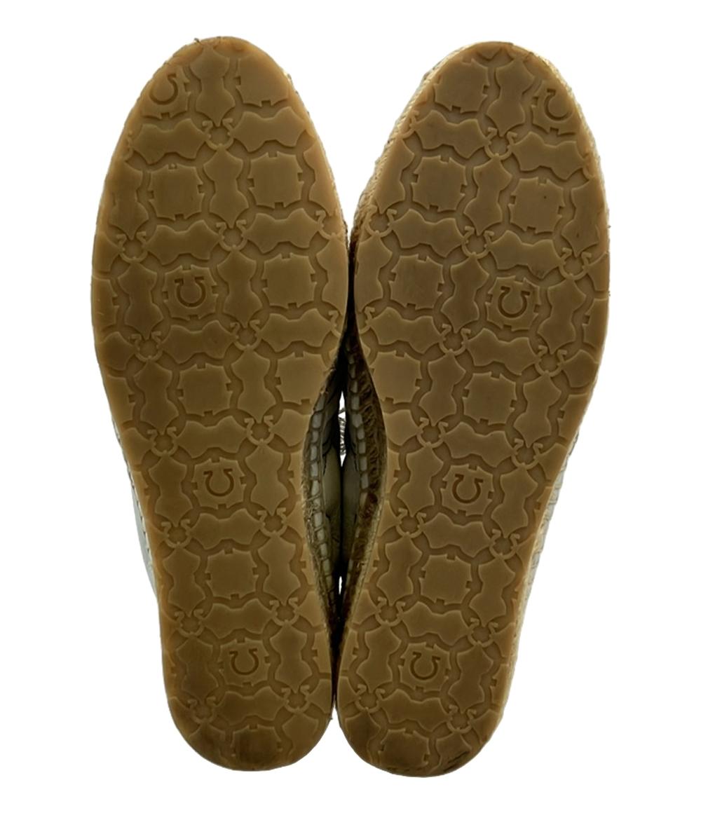 サルヴァトーレフェラガモ スリッポン エスパドリーユ ガンチーニ レディース SIZE 7 (L) Salvatore Ferragamo