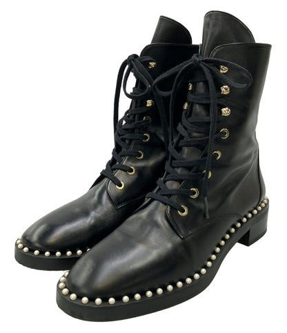 stuart weitzman レースアップショートブーツ 1W 15664 レディース SIZE 7 スチュアート ワイツマン