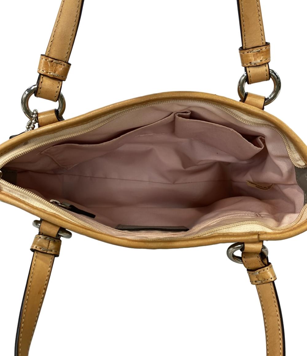 COACH 2WAYハンドバッグ ショルダーバッグ エナメル シグネチャー F20096 レディース コーチ