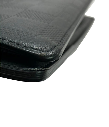 ルイ・ヴィトン 二つ折り長財布 ポルトフォイユ ブラザオニキス ダミエ アンフェニ N63010 メンズ LOUIS VUITTON