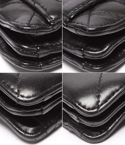 CHANEL チェーンショルダーバッグ 2.55 スムーズレザー シルバー金具 肩掛け マトラッセ レディース シャネル