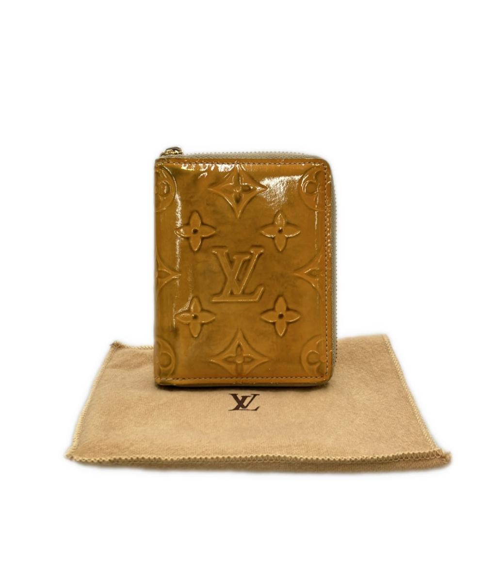 美品✨ルイヴィトン モノグラム ヴェルニ ブルーム ラウンドファスナー 折り財布 LOUIS VUITTON ラウンドファスナー二つ折り財布 ブルーム ヴェルニ