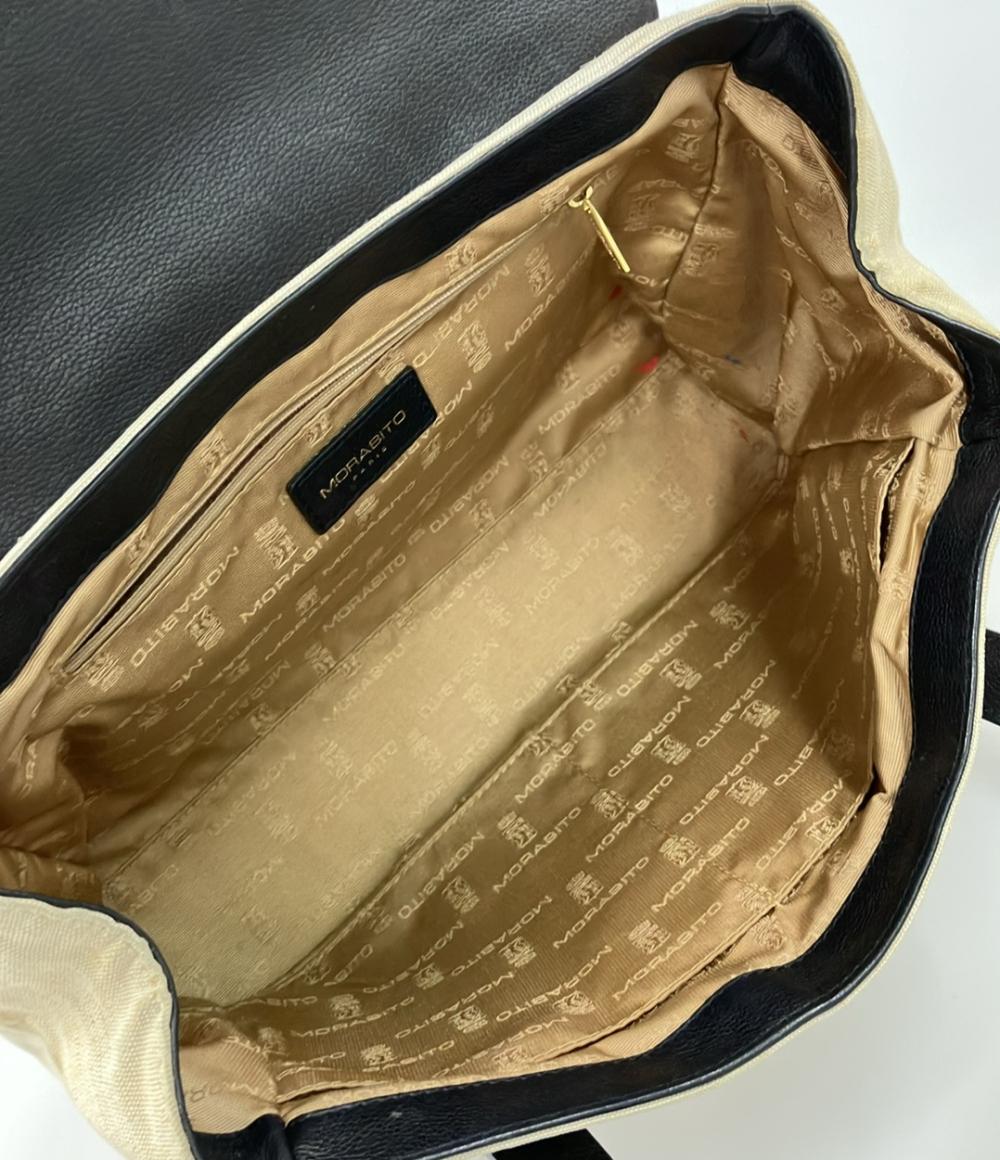 モラビト フラップキャンバストートバッグ レディース MORABITO