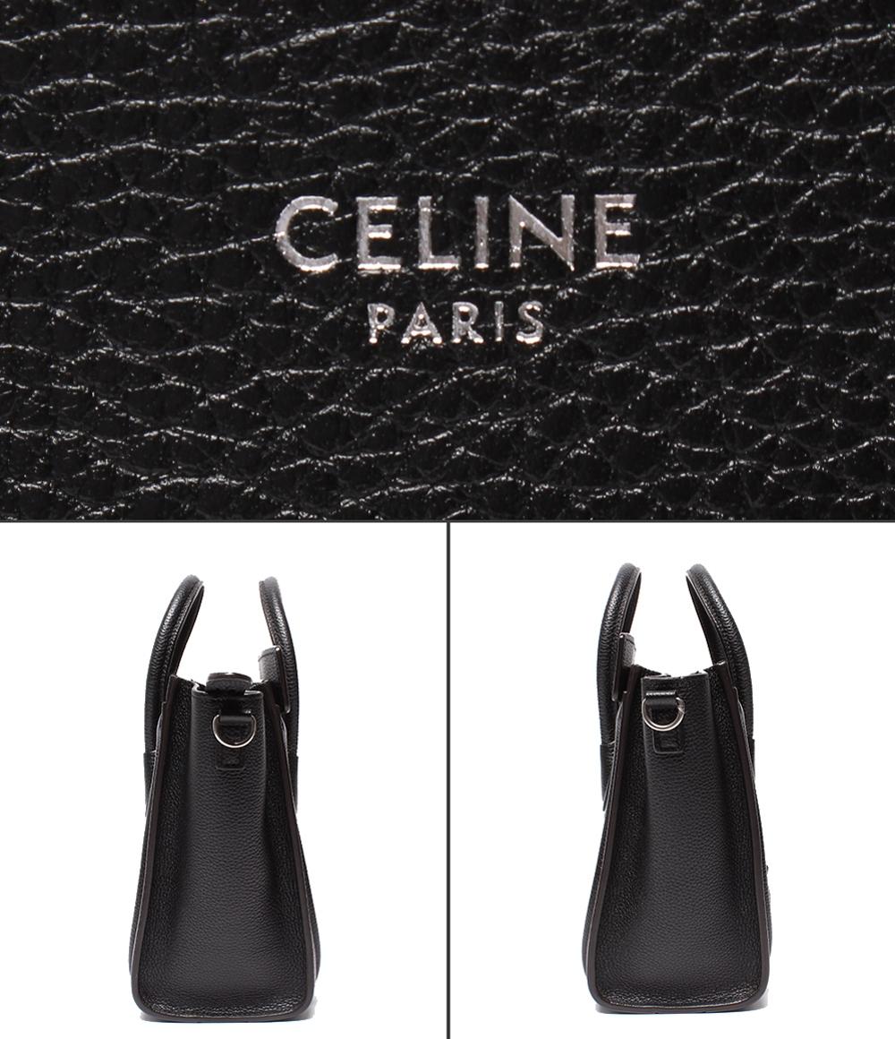 セリーヌ 2way ハンドバッグ ショルダーバッグ 斜め掛け ラゲージナノ 189243 レディース CELINE
