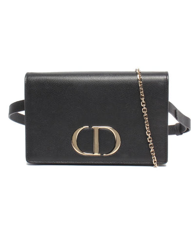 Christian Dior 2WAYウエストバッグ チェーンショルダーバッグ 肩掛け 30 モンテーニュ 2-in-1 ポーチ レディース クリスチャンディオール