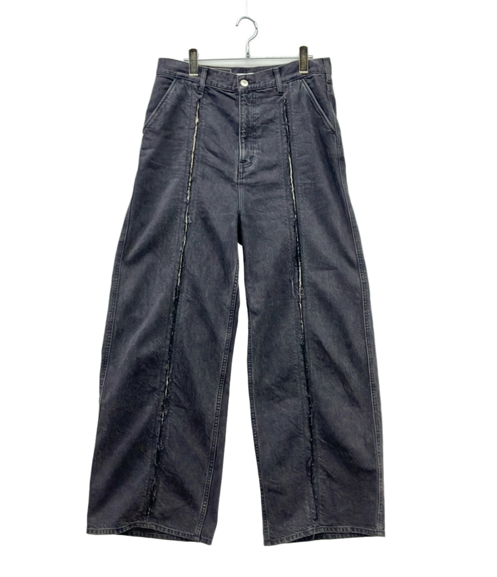 Jieda デニムパンツ 24SS CUTTING WIDE DENIM ダメージ ユーズド加工 ワイド Jie-24S-PT01 メンズ SIZE 2 (M) ジエダ