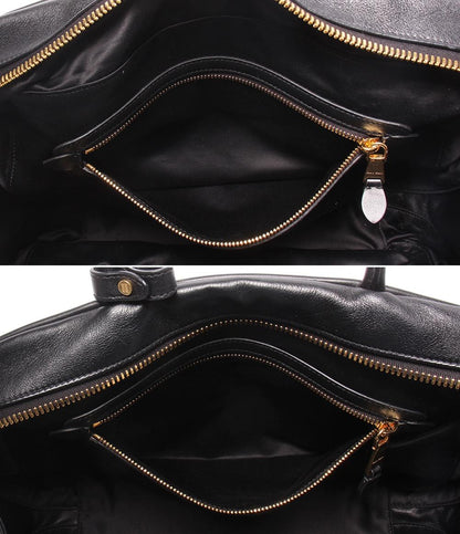 美品 Miu Miu ハンドバッグ ショルダーバッグ ボストンバッグ 肩掛け レザー ボー バッグ 5BB117 レディース ミュウ ミュウ
