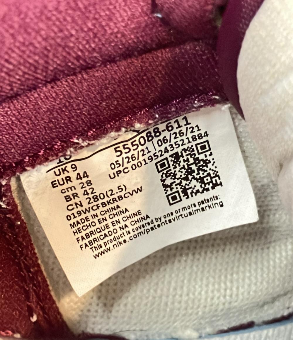 NIKE ハイカットスニーカー AIR JORDAN 1 RETRO OG BORDEAUX 555088-611 メンズ SIZE 28.0 (XL) ナイキ