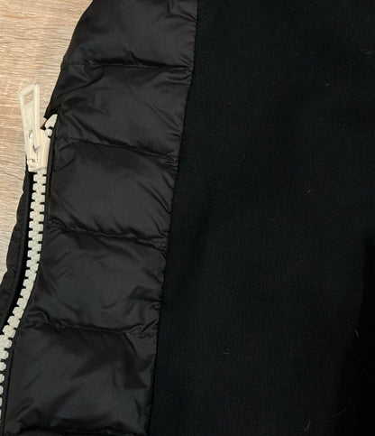 MONCLER ダウンジャケット ハイネック 軽量ナイロン スウェット 切替 MAGLIA CARDIGAN C10918405500 メンズ SIZE L モンクレール