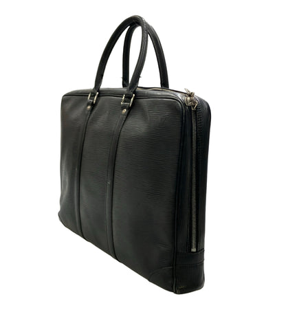 訳あり LOUIS VUITTON ブリーフケース ビジネスバッグ ポルト ドキュマン ヴォワヤージュ エピ M54472 メンズ ルイ・ヴィトン