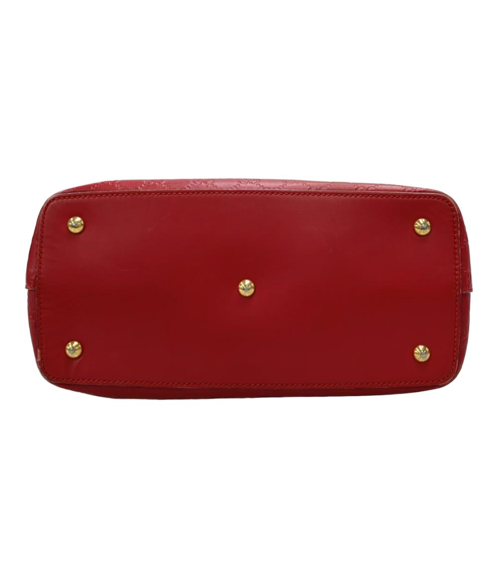 良品 グッチ 453778 ビー ブロードウェイ 2way ショルダーバッグ 赤 Gucci Red Leather Pearl Studded Mini Broadway Bee Shoulder Bag