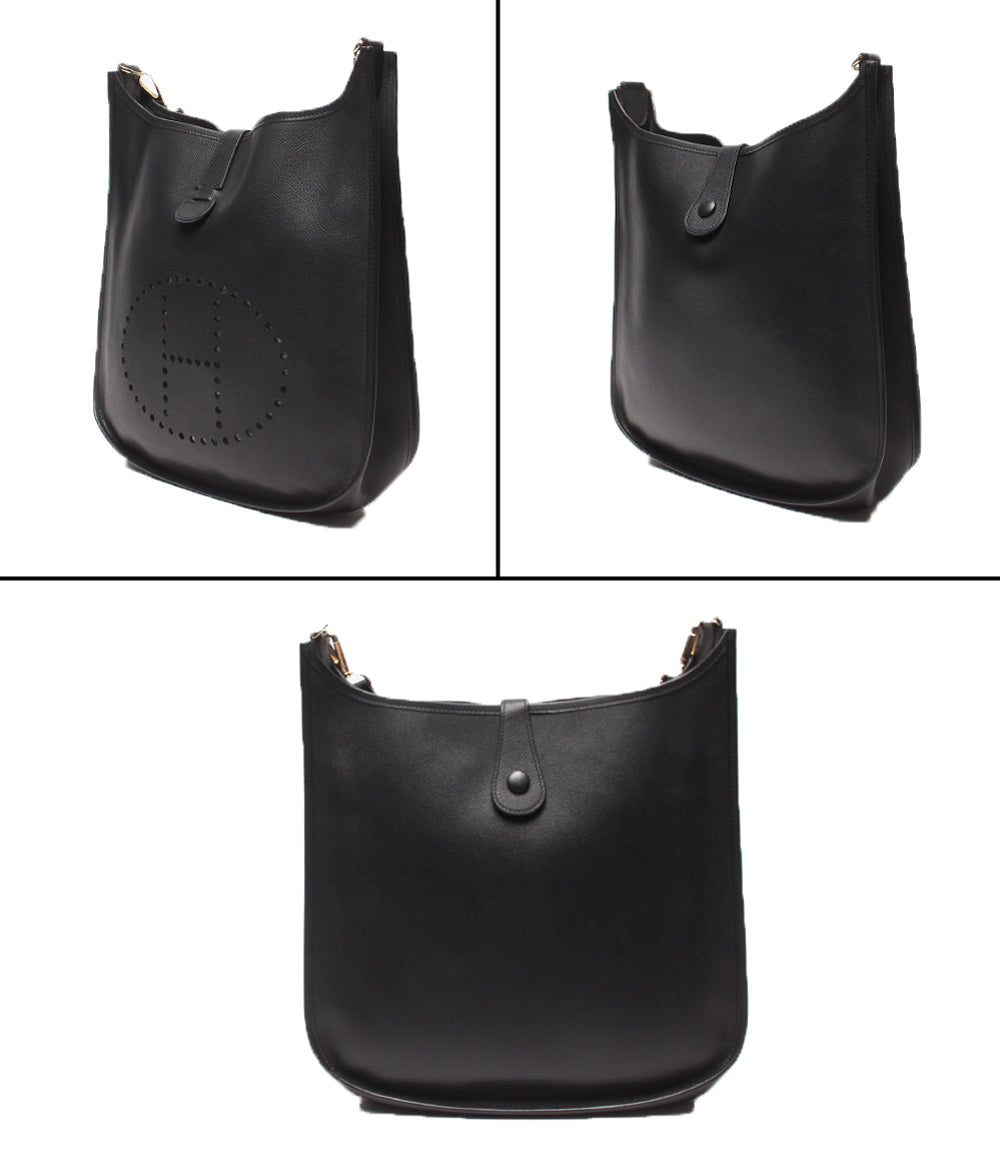 HERMES ショルダーバッグ  □I刻印 斜め掛け ゴールド金具 ヴォーエプソン エブリン1GM レディース メンズ エルメス