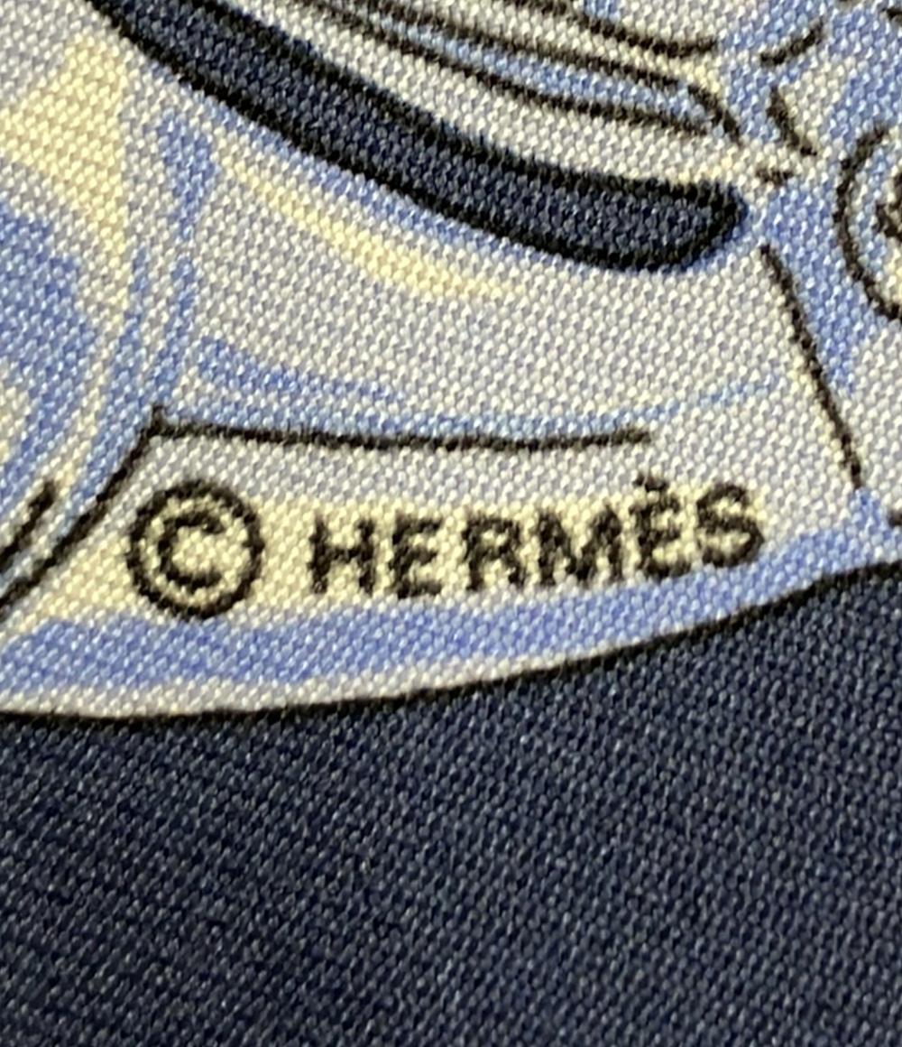 HERMES スカーフ カレ40 シルク 100% 黄金の騎士 夏 レディース