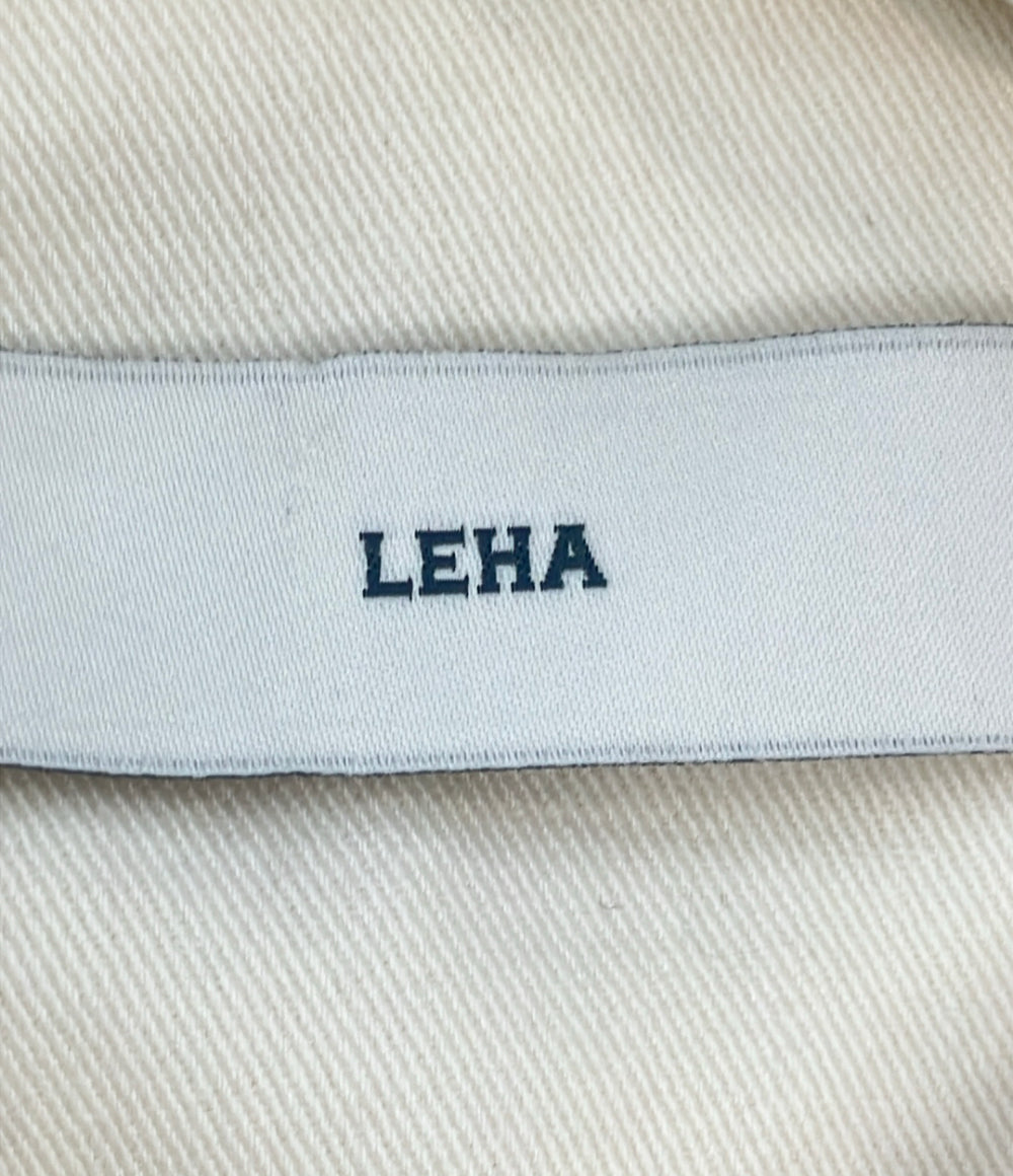 LEHA ジャケット 長袖 オーバーサイズ 白 韓国 DR4WB0021VSDA レディース SIZE S レハ