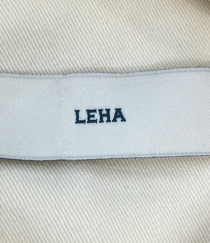 LEHA ジャケット 長袖 オーバーサイズ 白 韓国 DR4WB0021VSDA レディース SIZE S レハ
