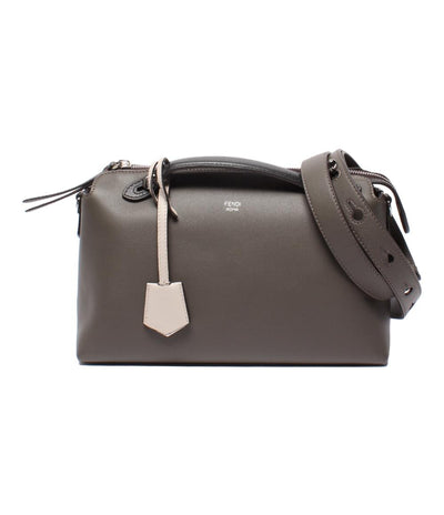 美品 FENDI 2way ハンドバッグ ショルダーバッグ カーフレザー バイザウェイ ミディアム レディース フェンディ