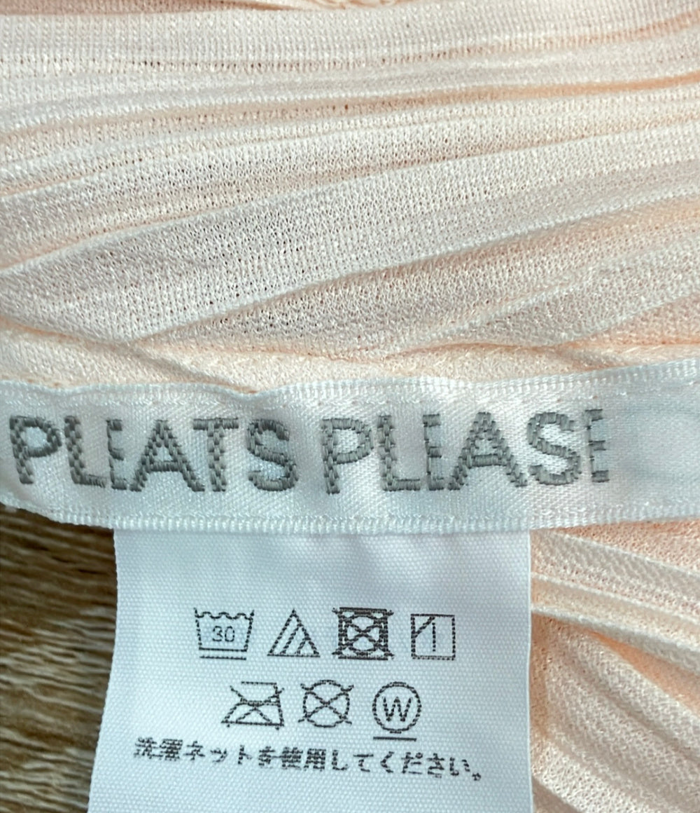 PLEATS PLEASE 長袖カーディガン ロング コート プリーツ アンサンブル モード PP31JA283 レディース SIZE 3 (L) プリーツプリーズ