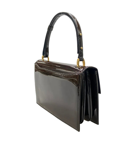 美品 CHARLES JOURDAN ハンドバッグ エナメル レディース シャルル・ジョルダン