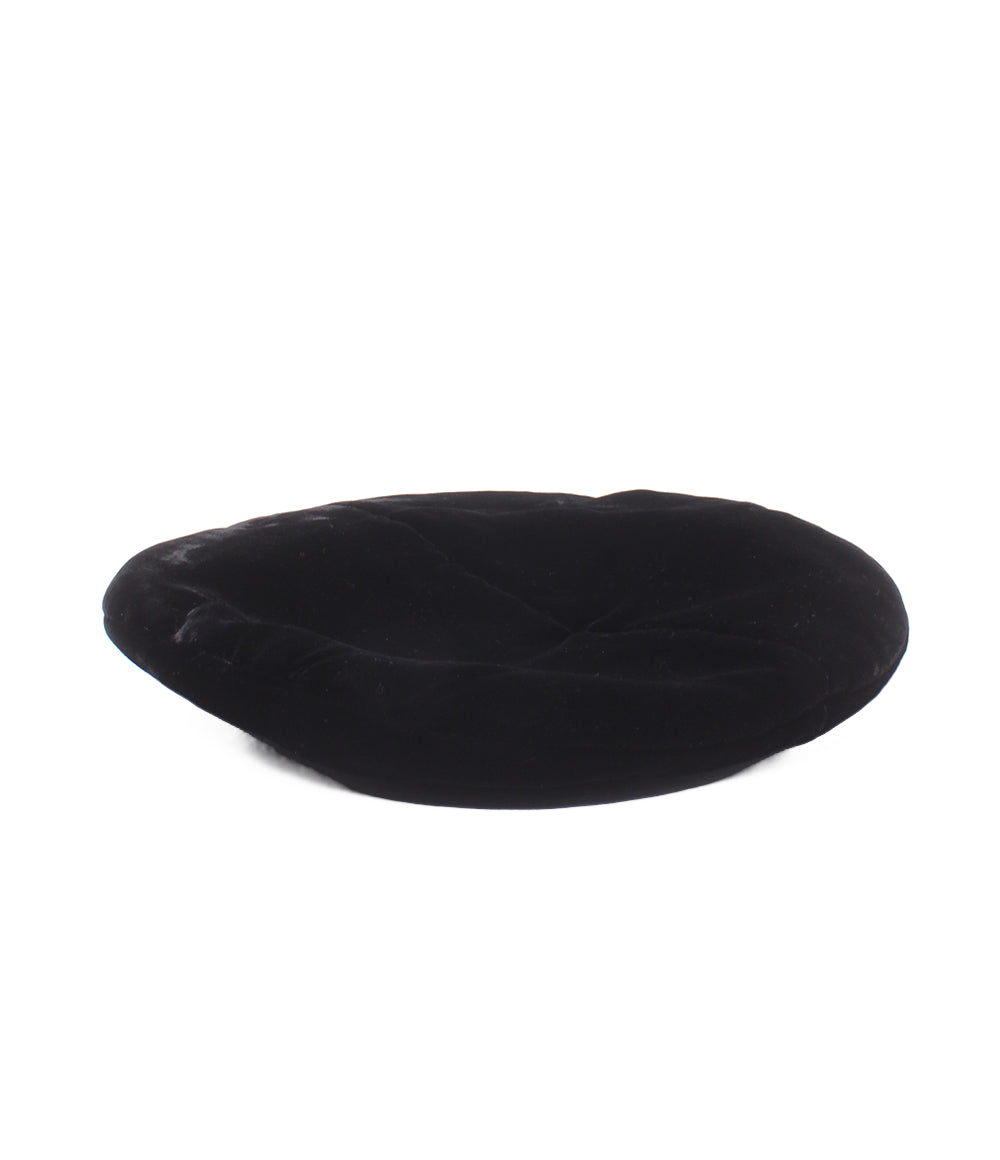 CHANEL ベレー帽 ベロア レディース SIZE S シャネル