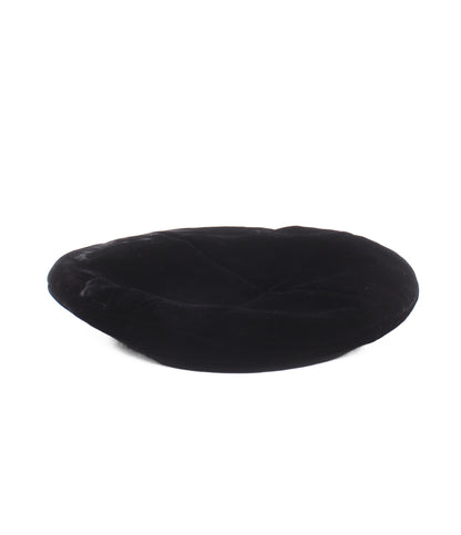 CHANEL ベレー帽 ベロア レディース SIZE S シャネル