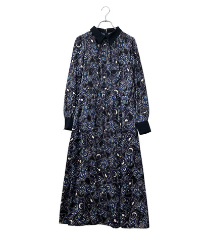 ANAYI 長袖 タロット柄 ワンピース レディース SIZE 36 アナイ